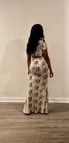 Girl 6 | Snake Print Dress